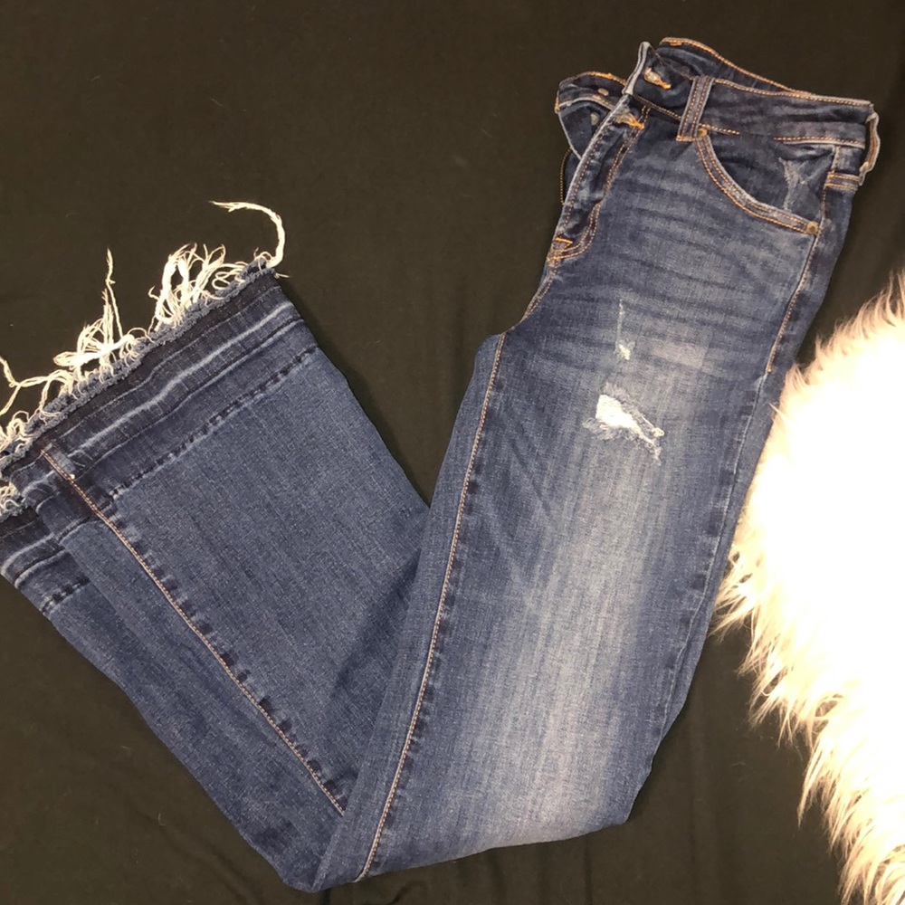 “The strawberry roan” flare jeans